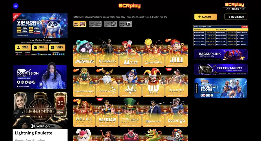 ScrPlay Best for No-Deposit Free Credit