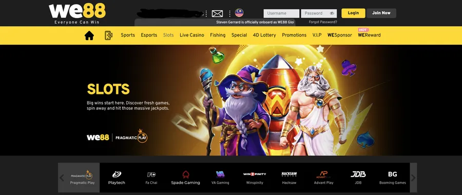 We88 Best for Exclusive In-House Jackpots (Wespin)